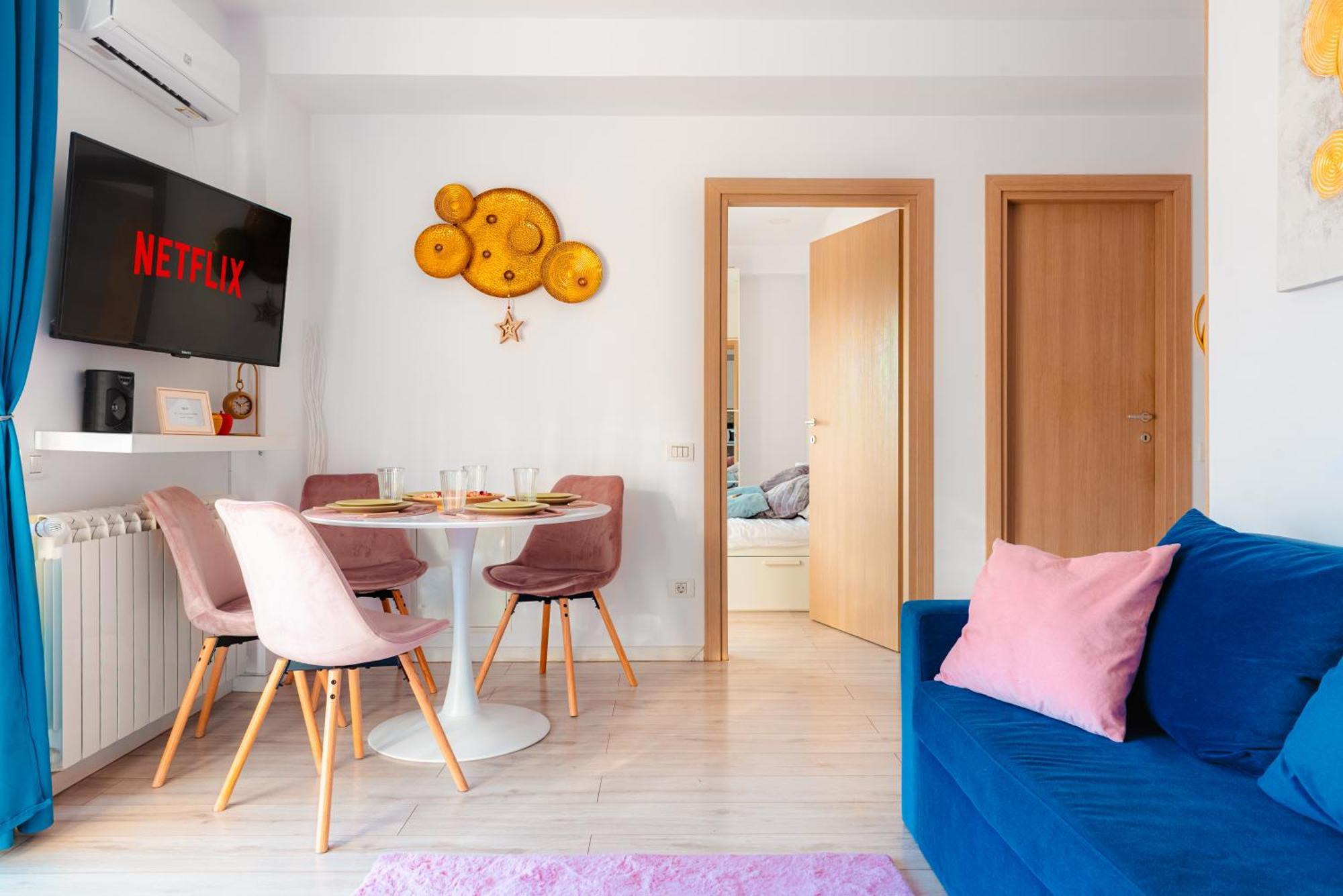 Downtown Apartment Boutique - Blue & Pink Bukarest Kültér fotó